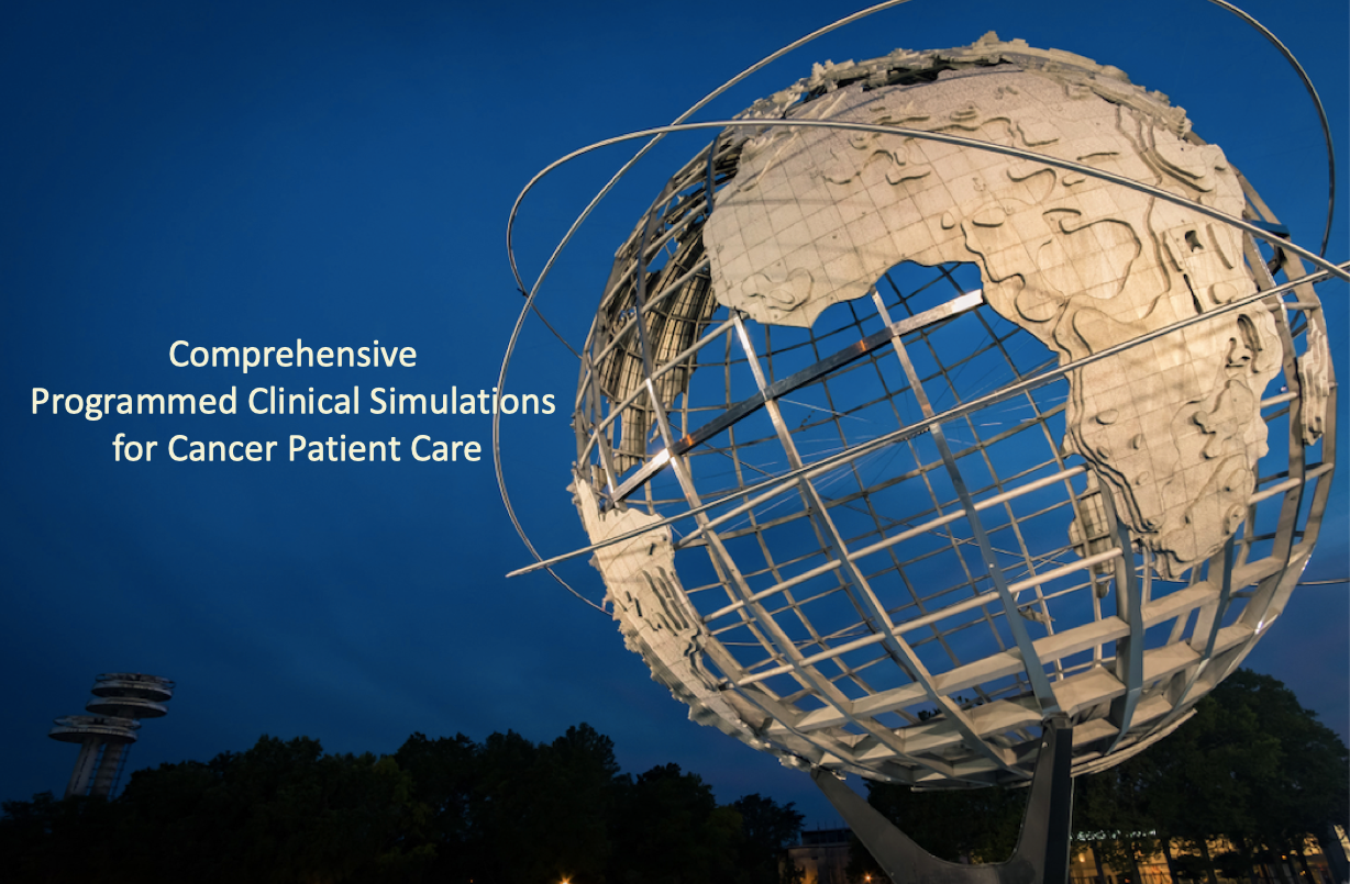 Comprehensive programmed clinical simulations for cancer patient care